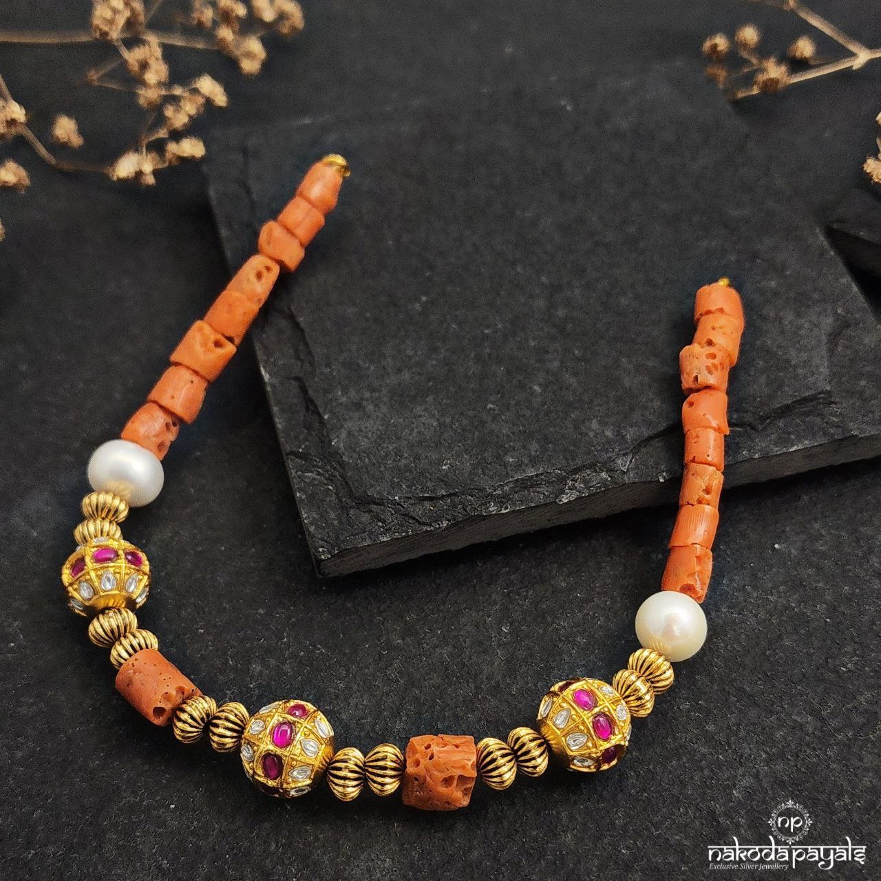 Traditional Kundan Ball Neckpiece (Gn8714)