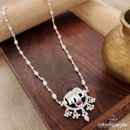 Pearled Elephant Neckpiece (N10598)