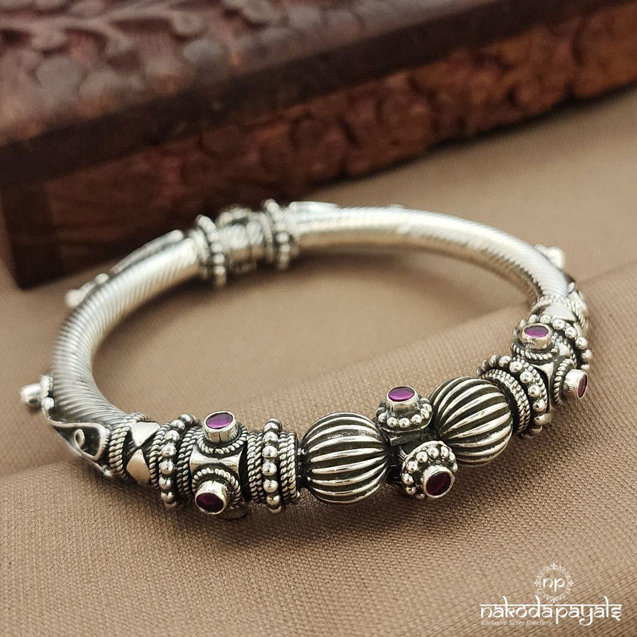 Designed Pink Kada  (K6266)