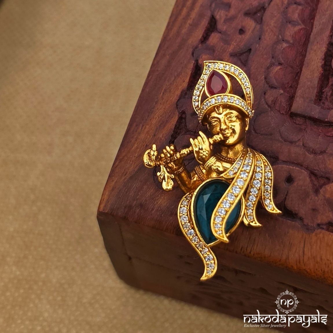 Cute Krishna Pendant (Gp2665)