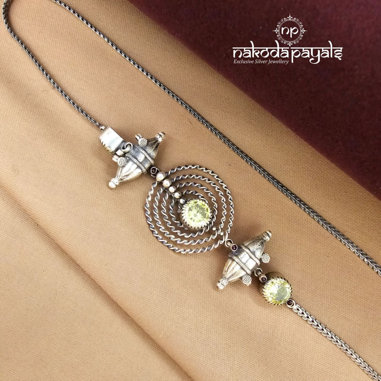 Yellowish Circular Mope Mala (N11578)