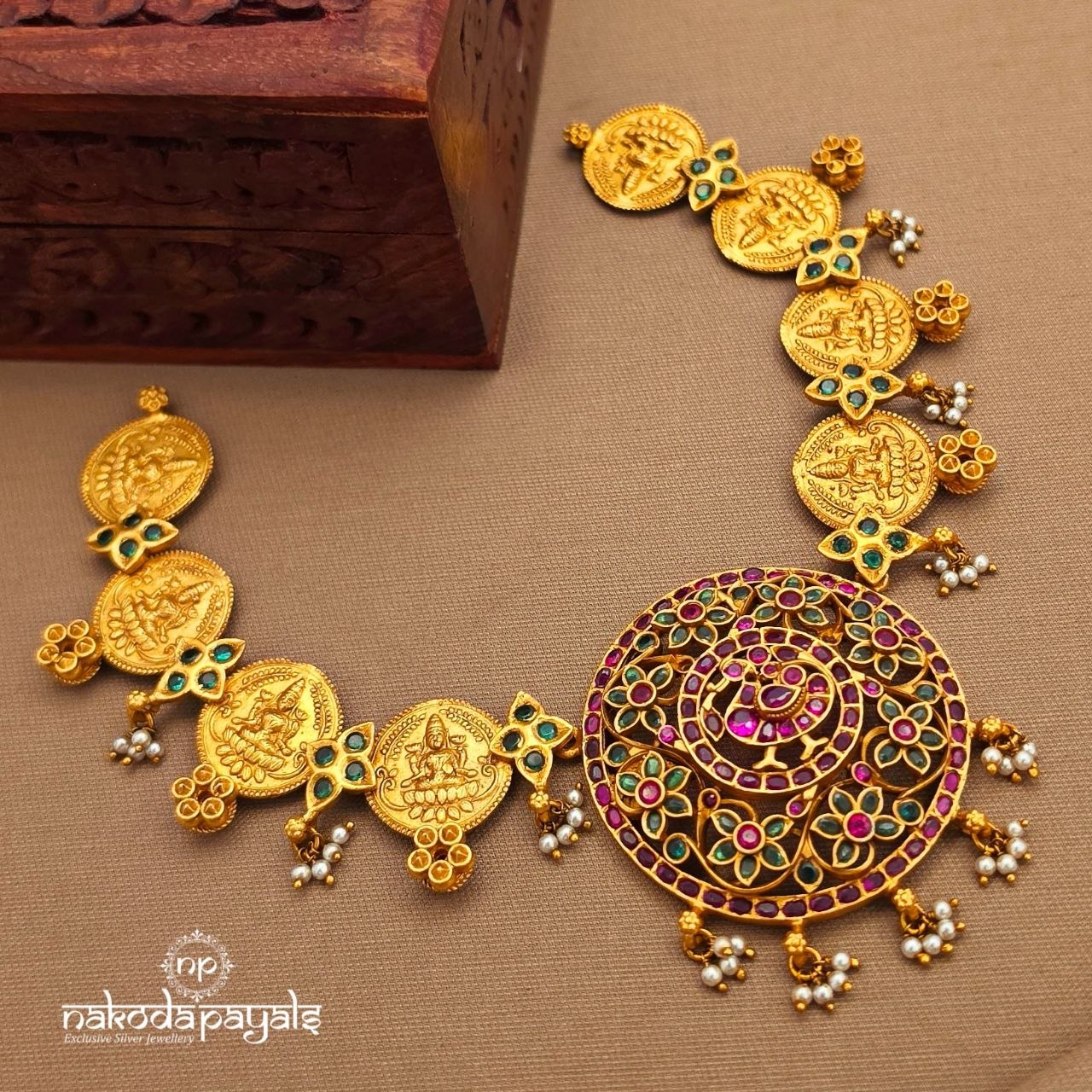 Lakshmi Coin Neckpiece (Gn10034)