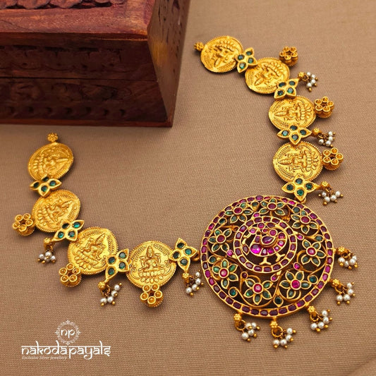 Lakshmi Coin Neckpiece (Gn10034)