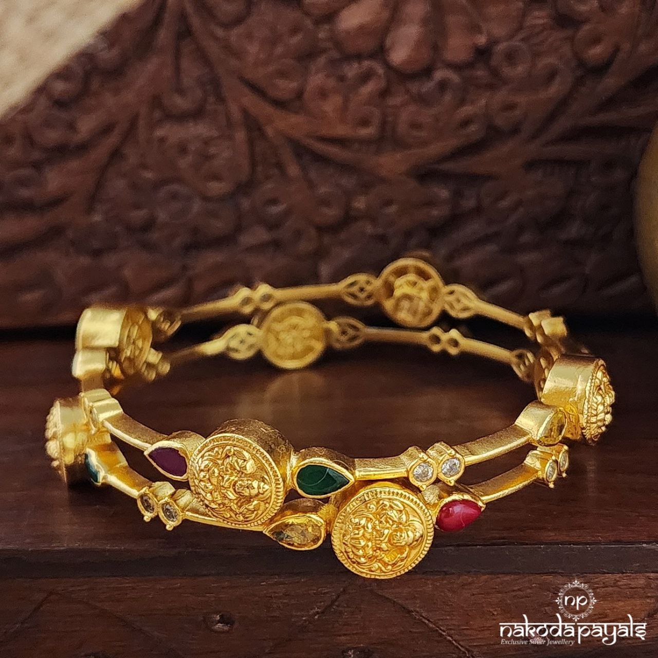 Navaratna Bangles Pairs (Gk3156-58)