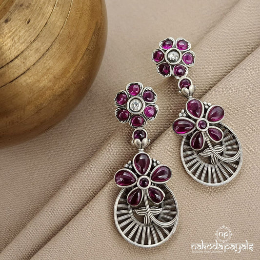 Emerald Pink Chandbali (C3529)