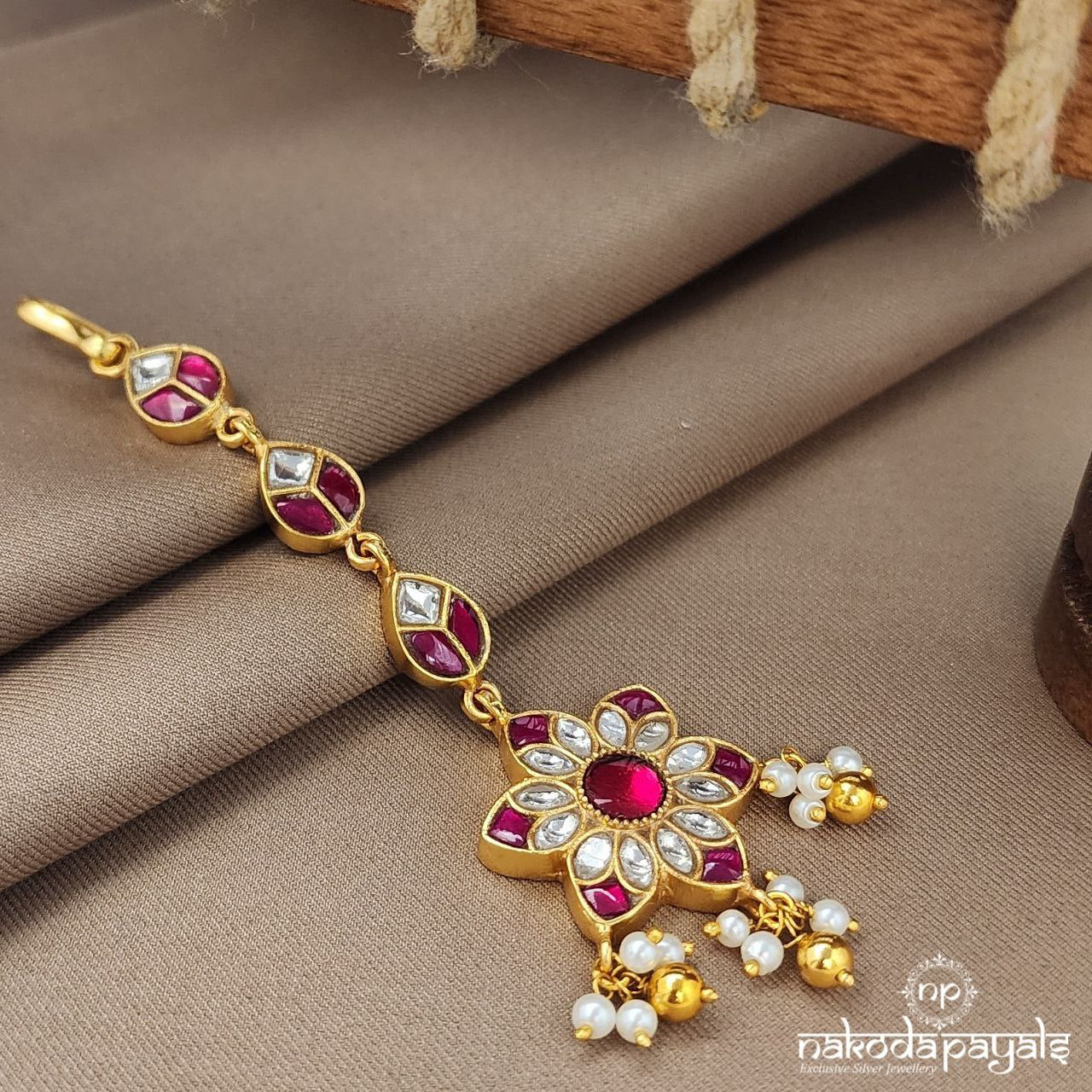 Gorgeous Kemp Kundan Maang Tikka (Gm1071)