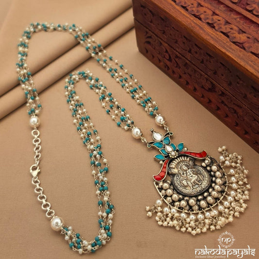 Turquoise Pearly Neckpiece (N11936)