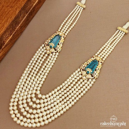 Layered Pearled Moissanite Neckpiece (Gn9576)