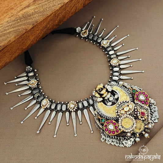 Tribal Kundan Pearled Neckpiece (N11112)