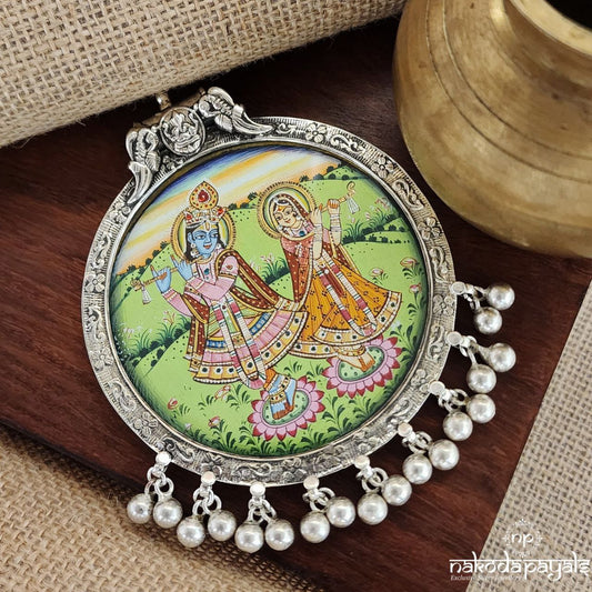 Radhakrishnan Painted Pendant (P2321)