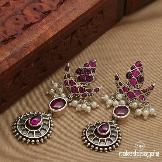 Half Moon Drop Earrings (C3978)