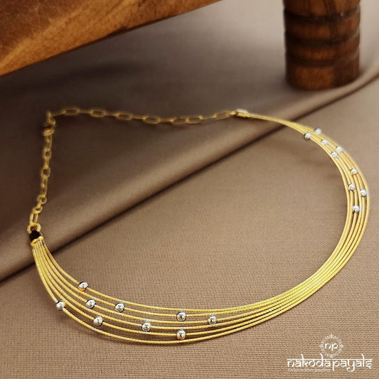 Silver Balls Gold Aura Hasli (Gn9446)