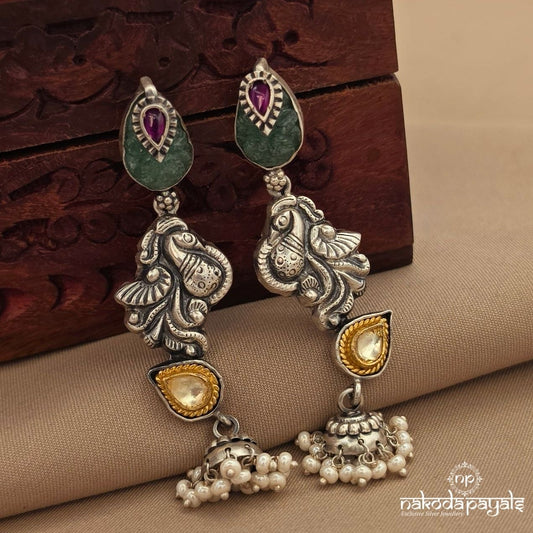 Adorable Peacock Chandbali (C4115)