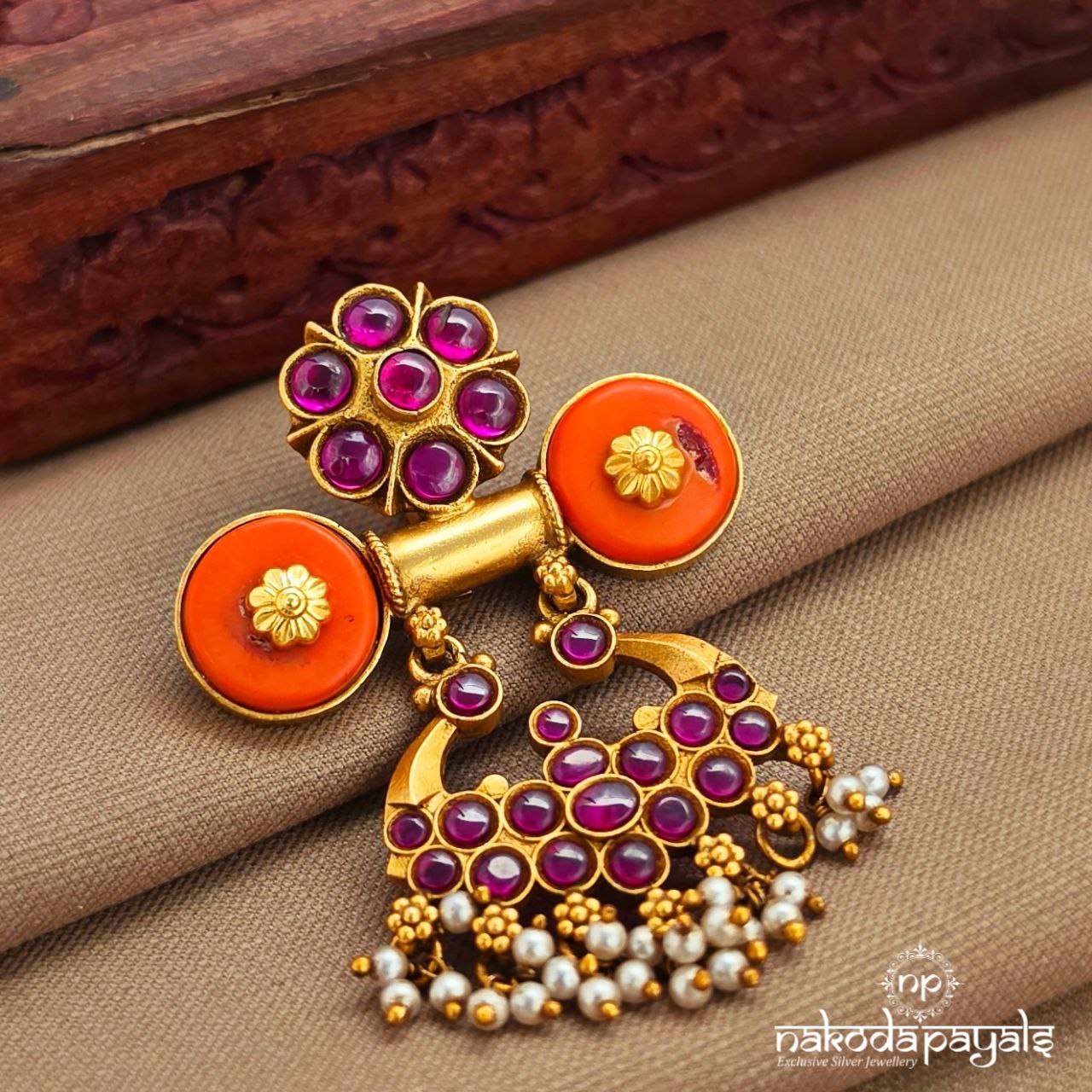 Pink Dotted Pendant (Gp2181)