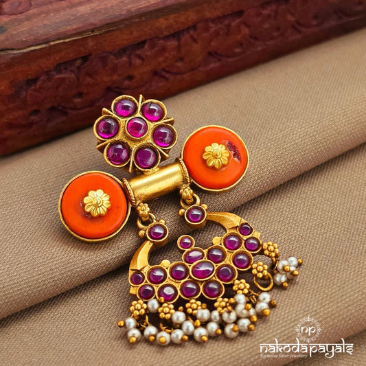 Pink Dotted Pendant (Gp2181)