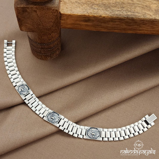 Lion Face Men's Bracelet (Mc1052)