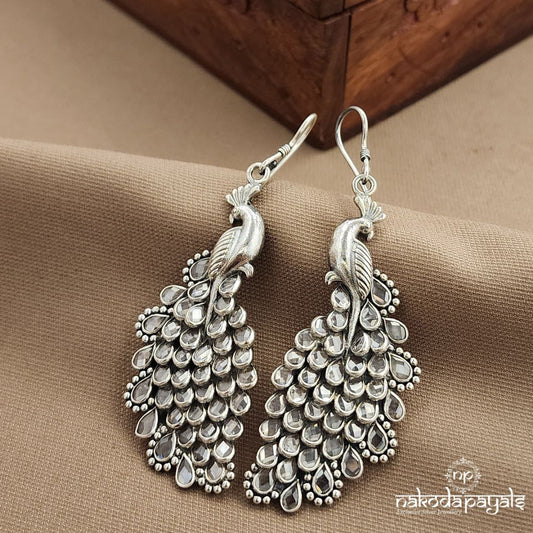 Peacock Polki Hangings (H2203)