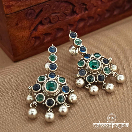 Green & Blue Earrings (C3947)