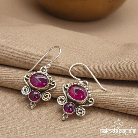 Ruby Oxidised Hanging (H1708)