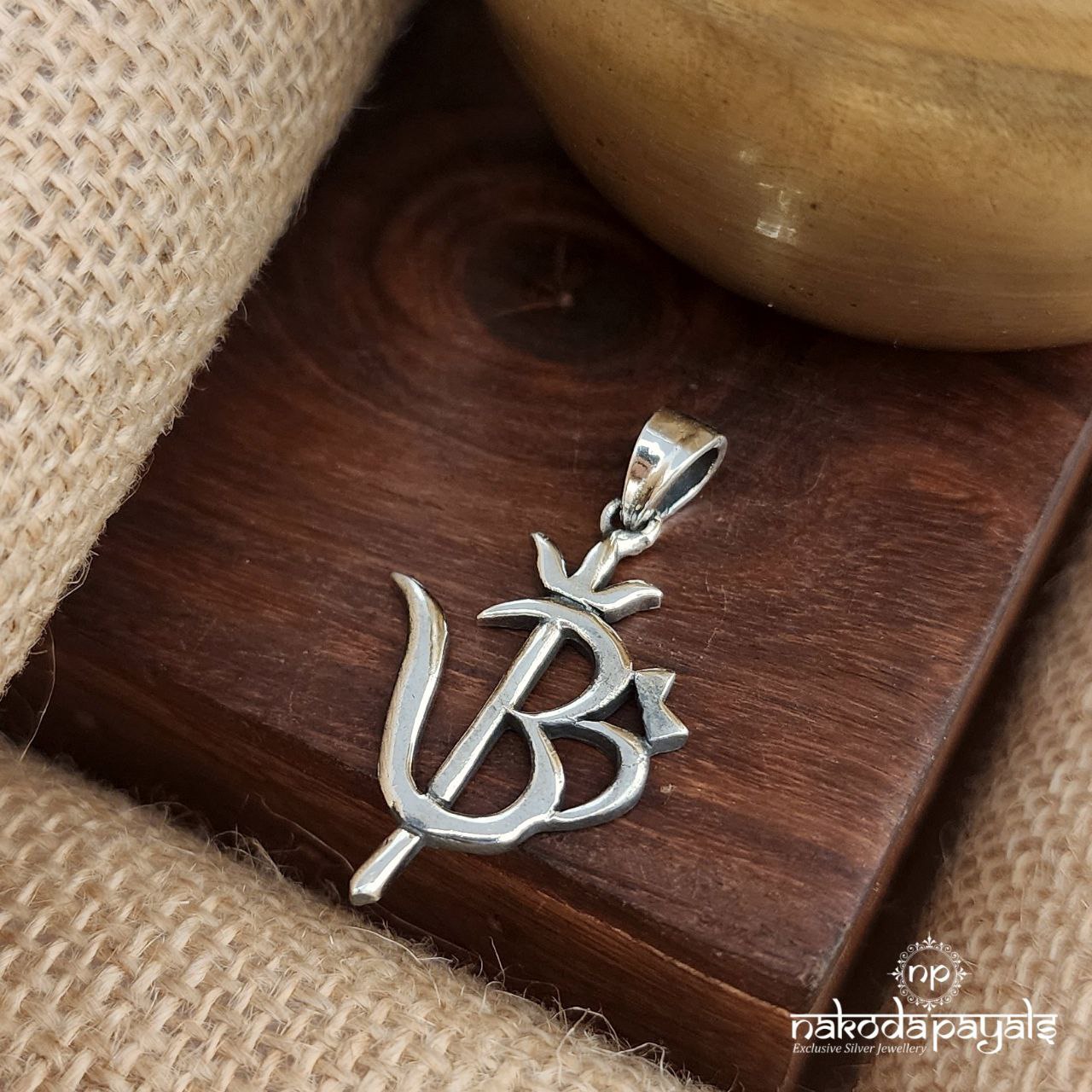 Om Trishul Pendant (P2418)