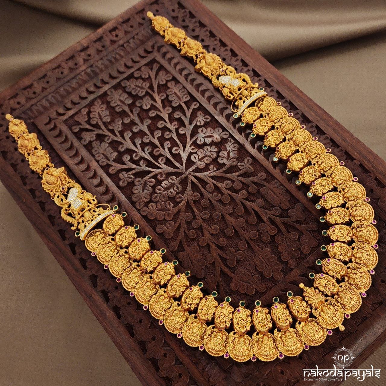 Elephant Coined Lakshmi Neckpiece (Gn9167)