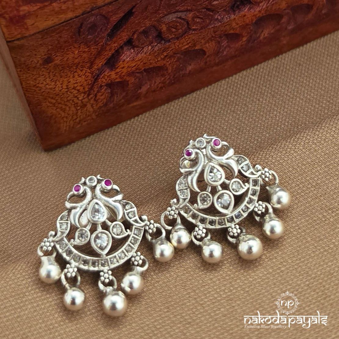 Twin Peacock Studs (S9617)