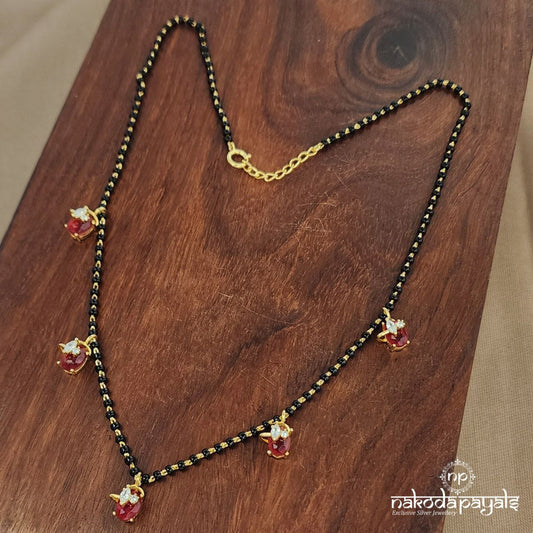 Pretty Red Mangalsutra  (Ms0603)