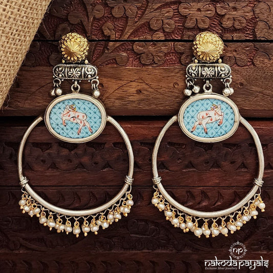 Dual Tone Cow Chandbali (Dt1416)