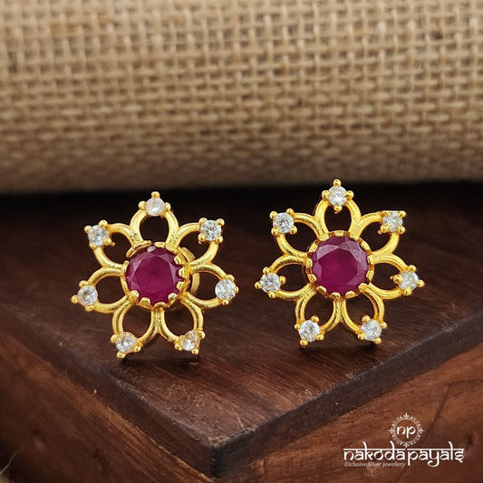 Pink Dot Studs(Ge9330)