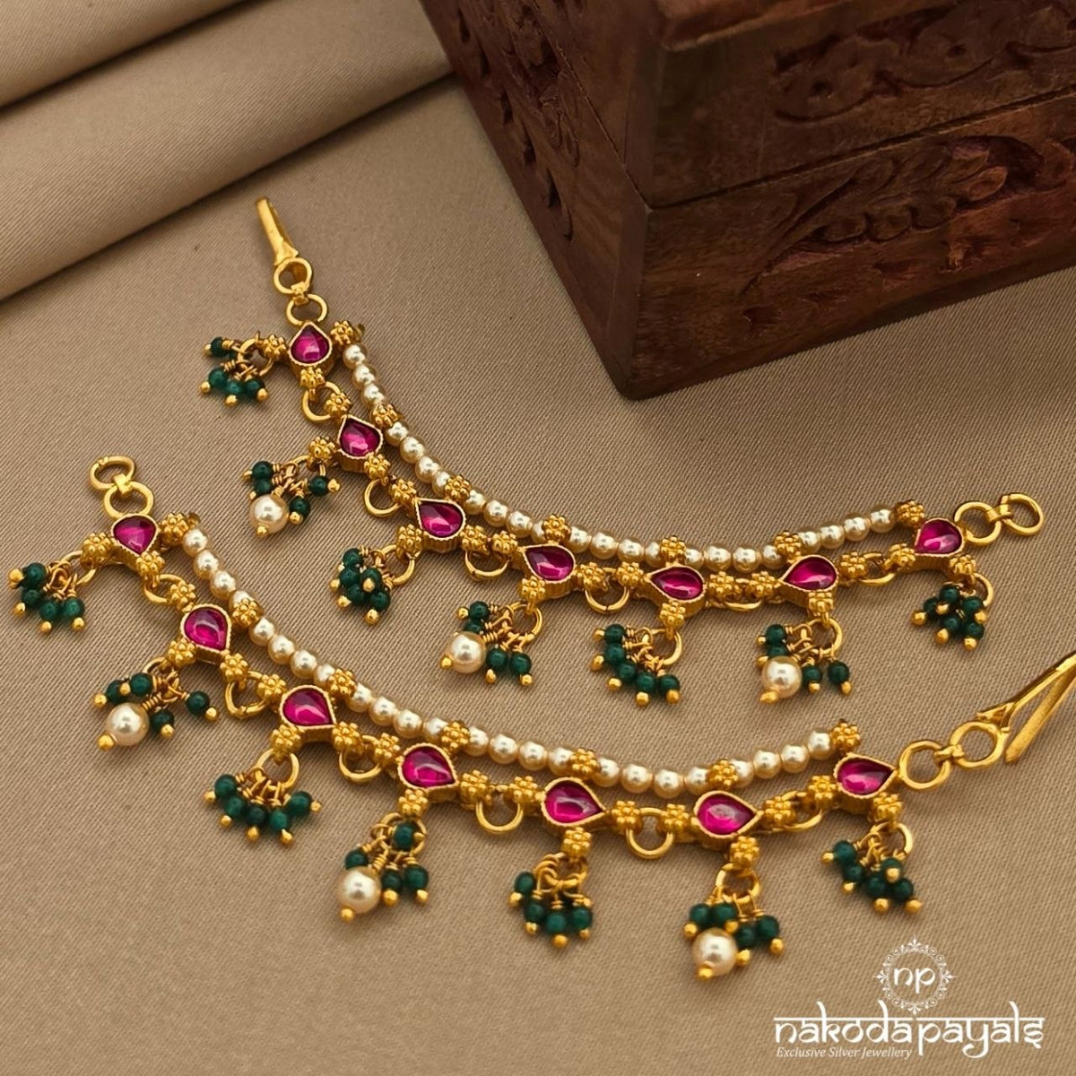 Pearled Kundan Maati (Gm1322)