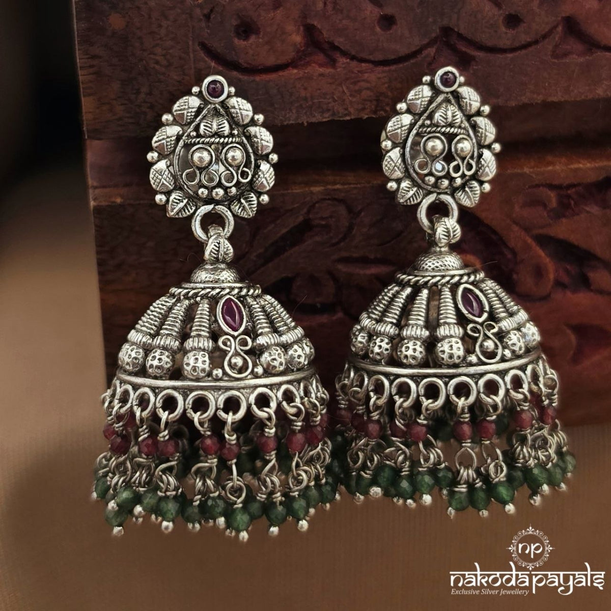 Exclusive Mango Drop Jhumka (J1865)