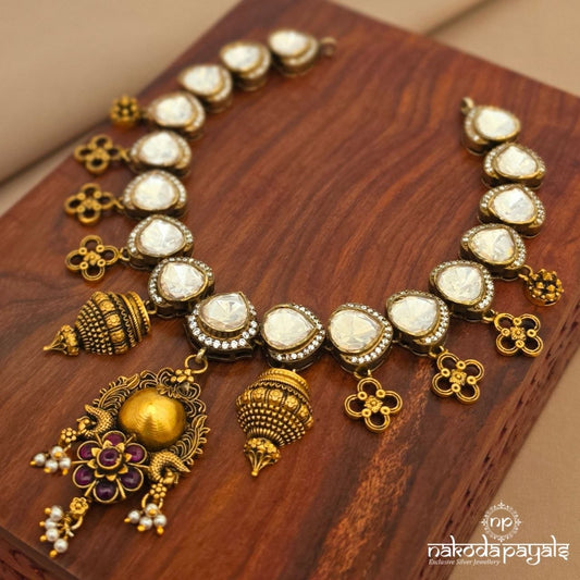 Charming Moissanite Neckpiece (Gn10500)