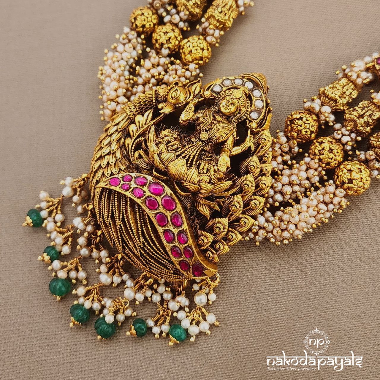 Maha Lakshmi Kundan Neckpiece (Gn9593)
