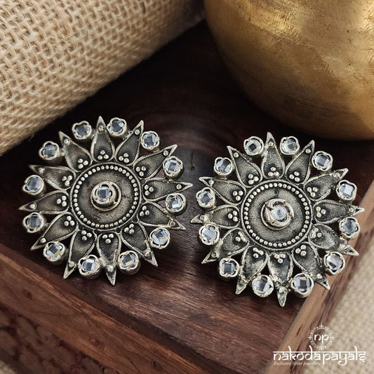 Polki Flower Earrings (S3446)