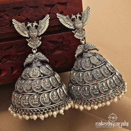 Gandaberunda Pearly Jhumka (J1690)