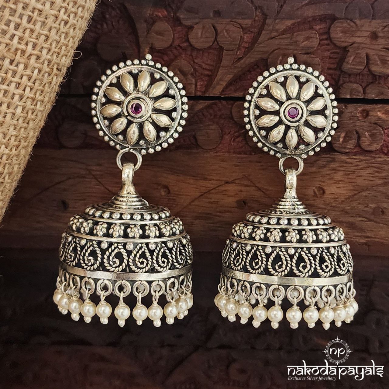 Stunning Floral Jhumka (J1430)