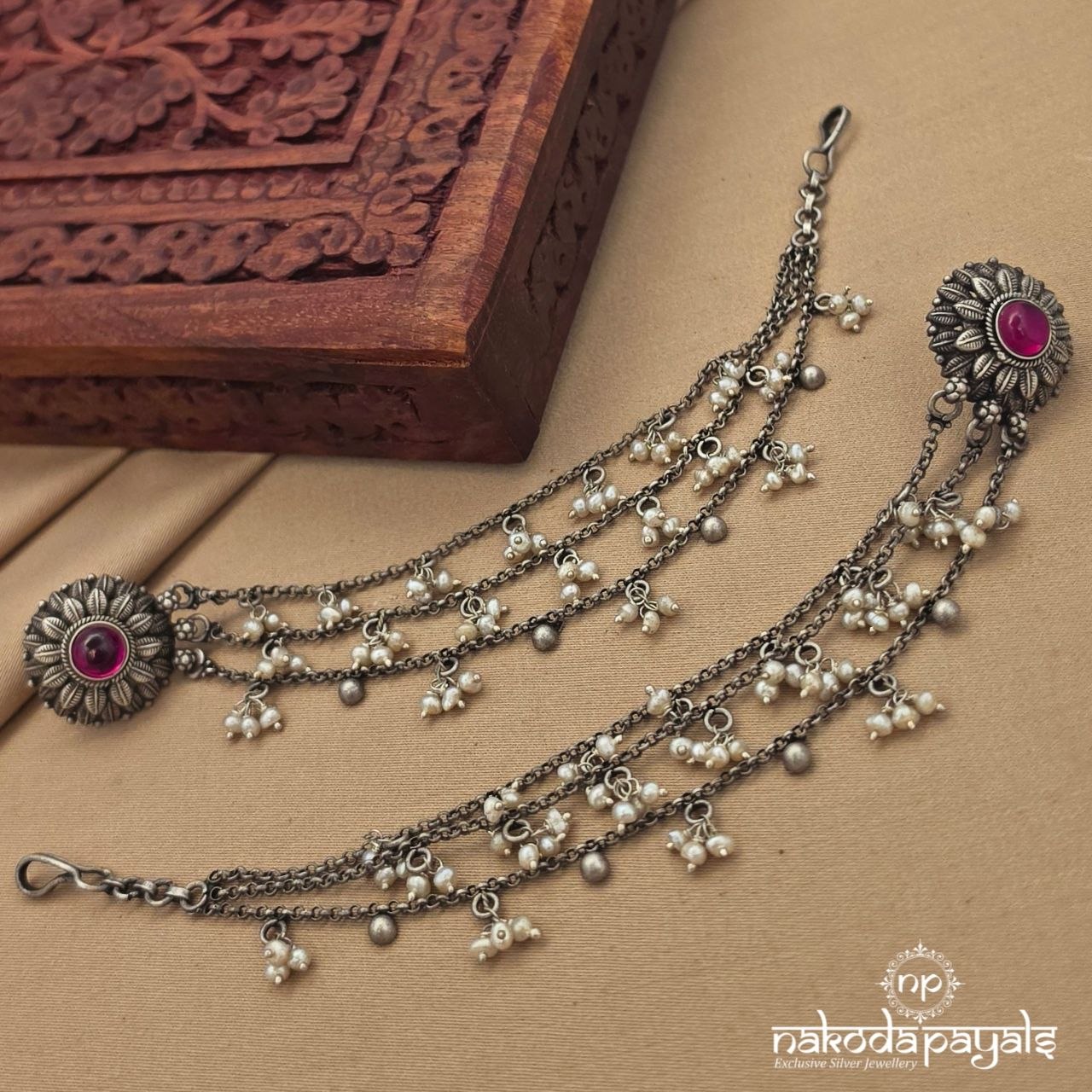 Pink  Stud With Maati (M0474)