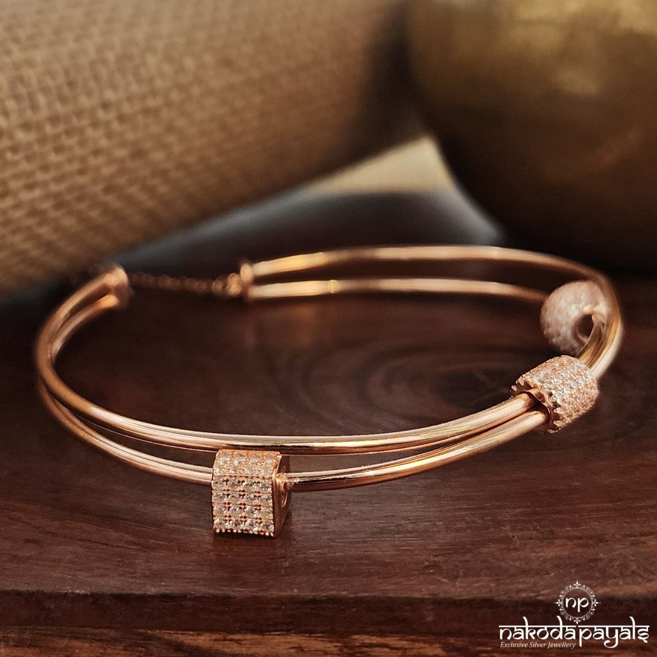 Rose Gold Luna Edge Kada (K5083)