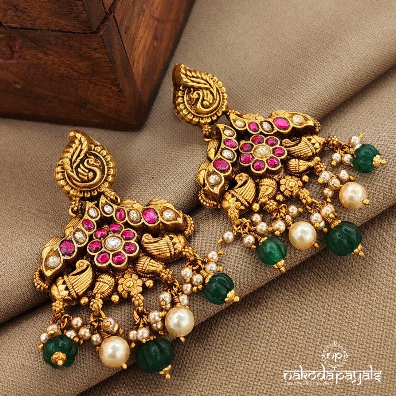 Traditional Kundan Earrings (Ge10331)