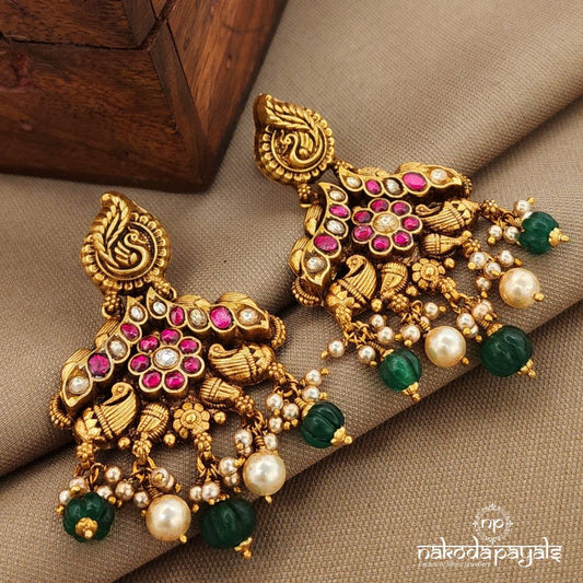Traditional Kundan Earrings (Ge10331)