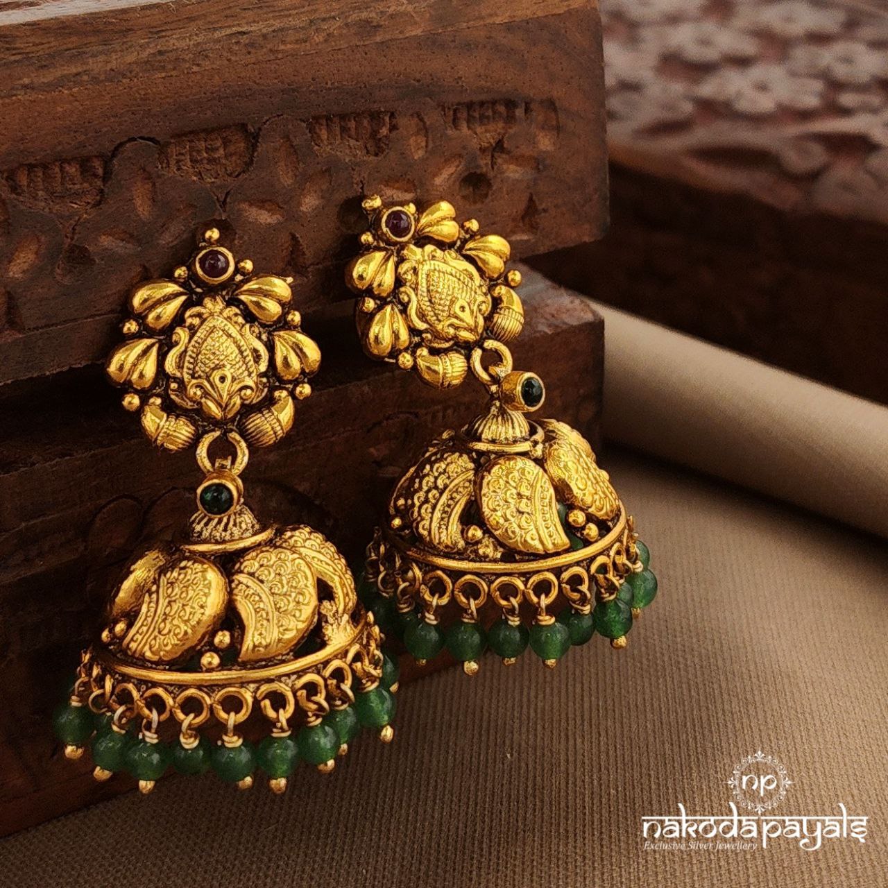 Mango Drop Jhumka (Ge10295)