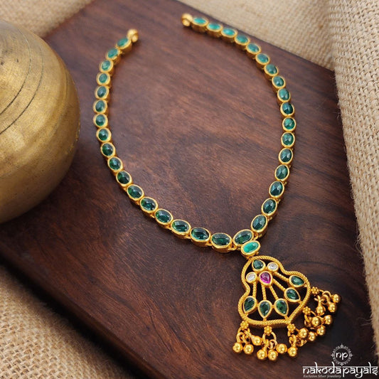 Emerald Green Neckpiece (Gn8910)