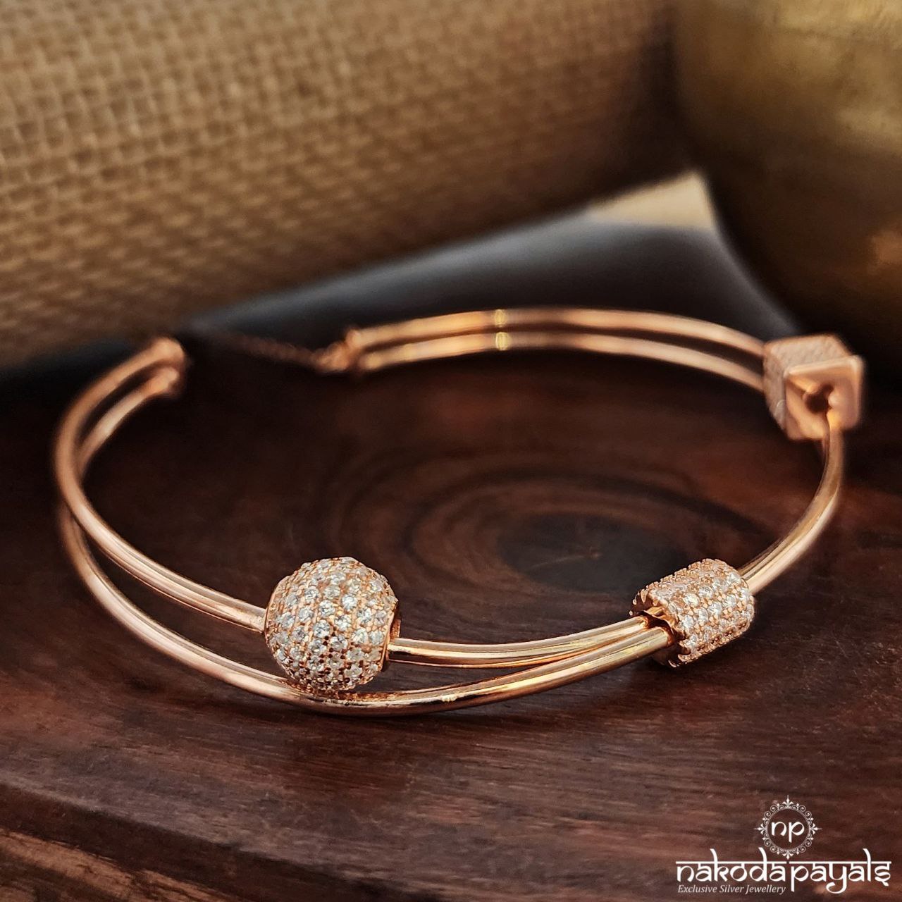 Rose Gold Luna Edge Kada (K5083)