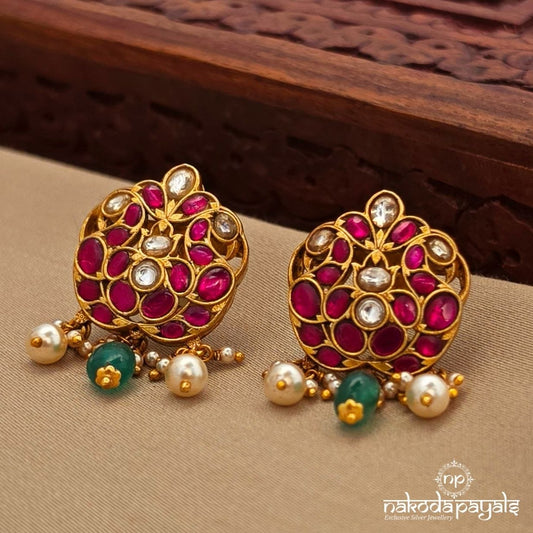 Exemplary Twin Peacock Studs (Ge10749)