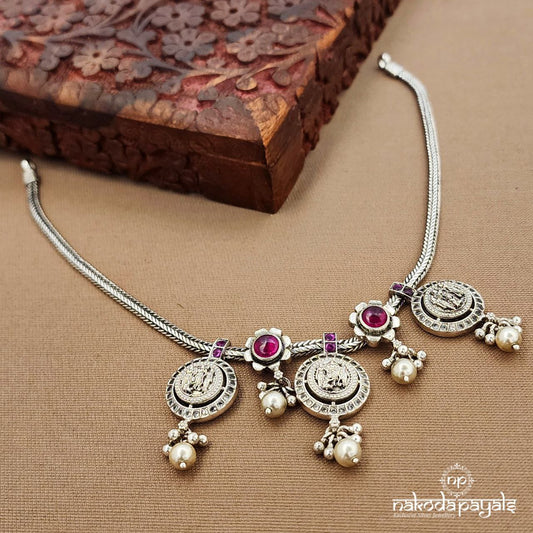 Ram Darbaar Pink Neckpiece (N11328)