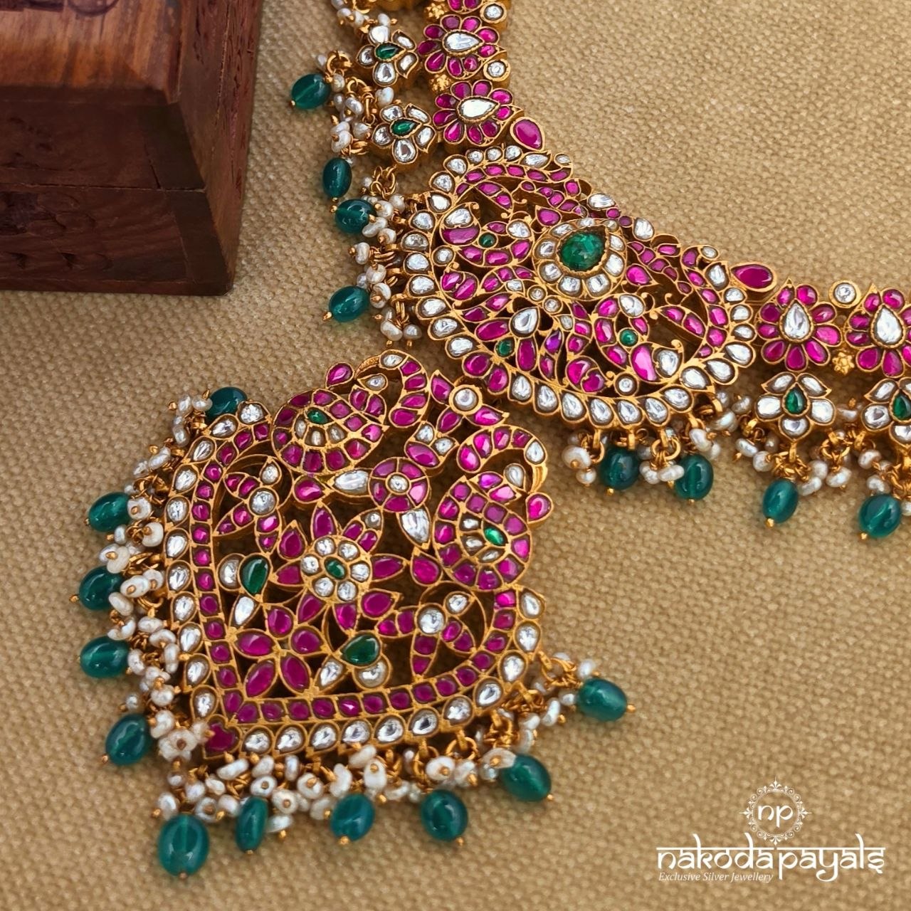 Peacock Kundan Neckpiece (Gn10530)