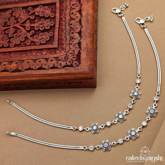 Floral Elegant Anklet (A6934)