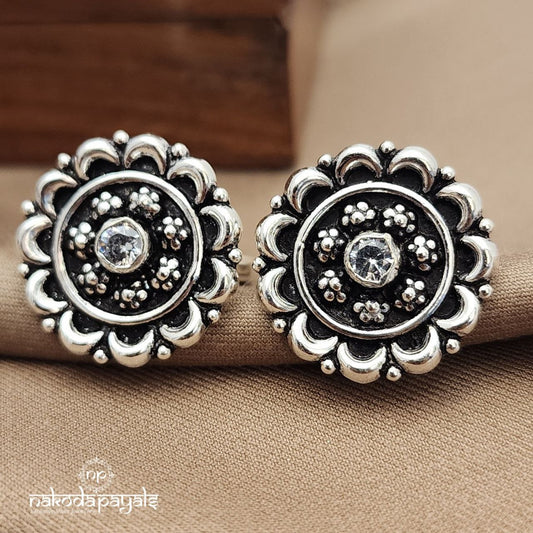 Flower White Toerings (T4632)