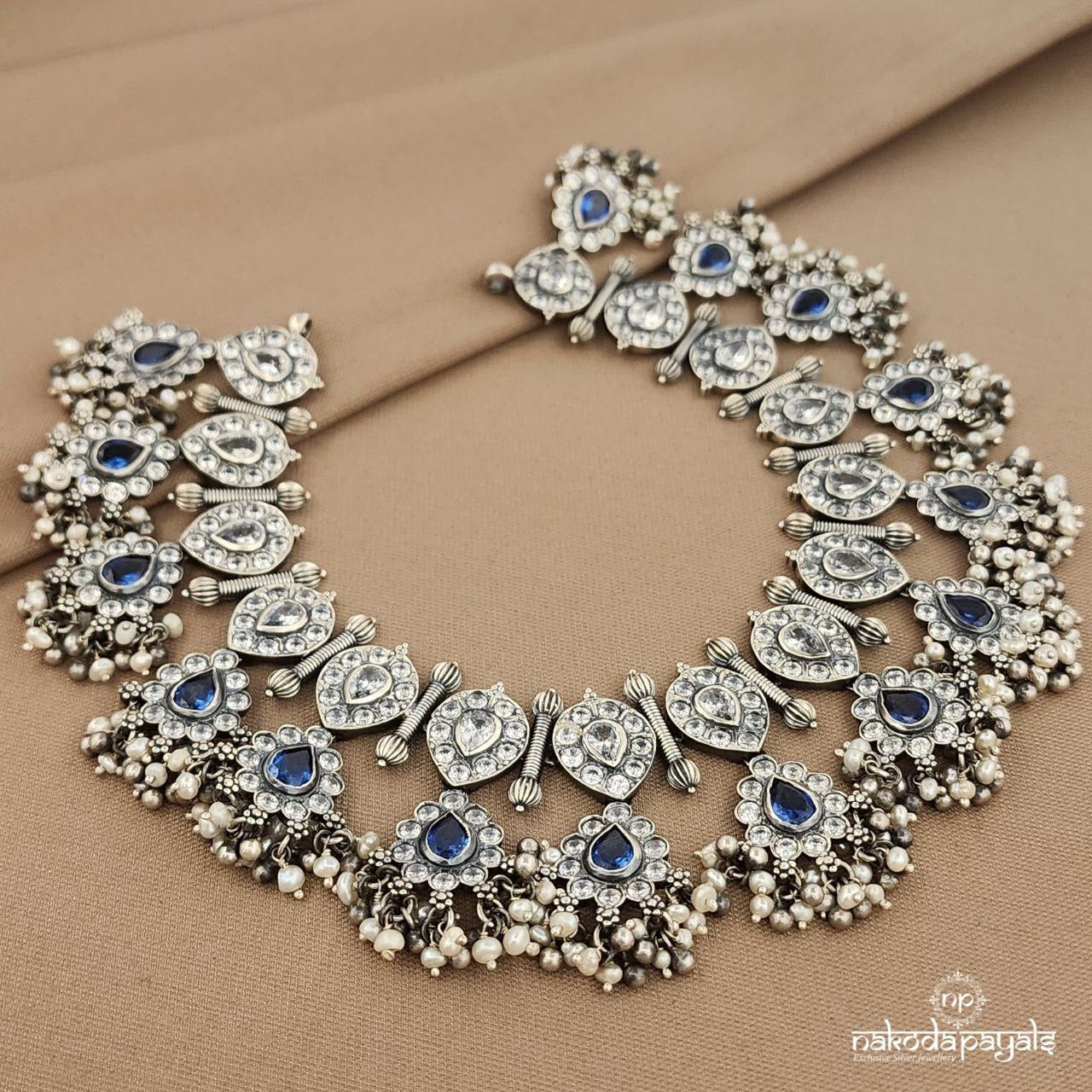 Blue Drop Glorious Neckpiece (N11179)