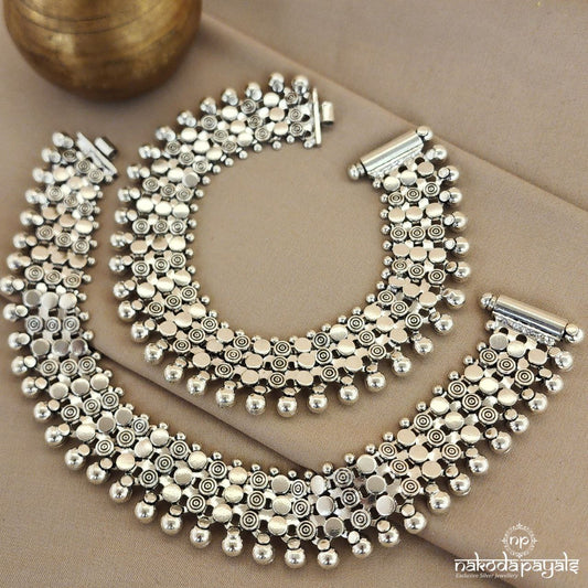 Ball Drop Charm Anklets (A6097)